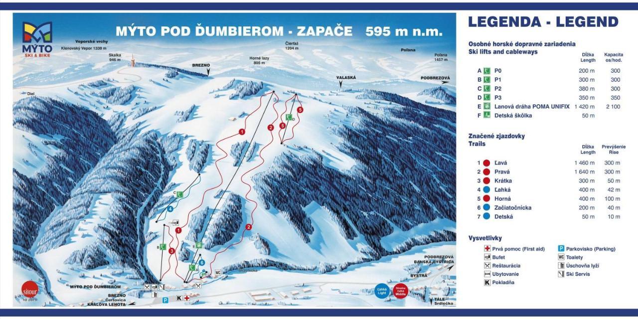 Apartment Anna Chopok, 1 110 M, Highest In Central Europe, On A Hiking Trail To Dumbier Demanovska Dolina Luaran gambar